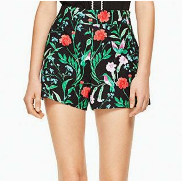 Kate Spade Jardin Tile Jacquard Shorts - Picture 4 of 8